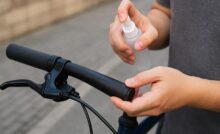 自転車　ベタベタ